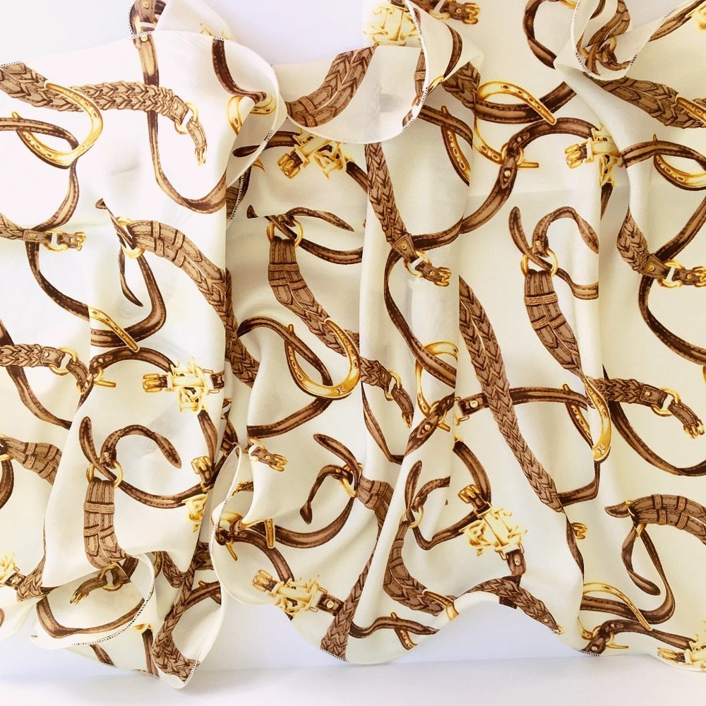 Vintage Rare Ralph Lauren Equestrian Scarf